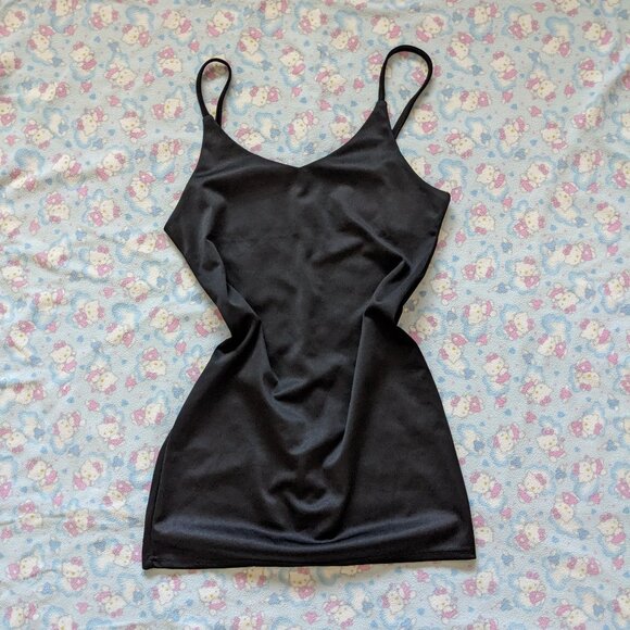 yesstyle black strappy mini dress | womens dresses - Picture 2 of 4